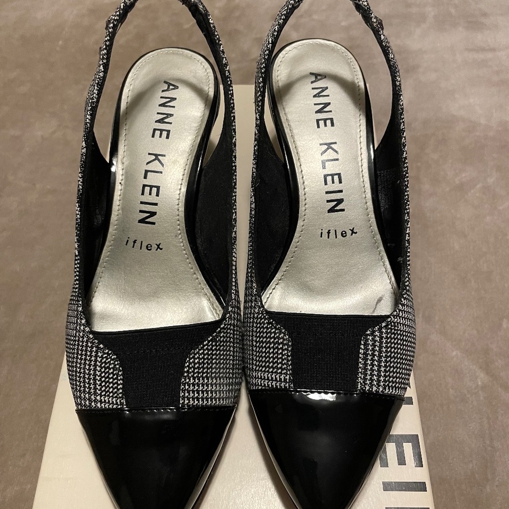 Anne Klein Reason Slingback Shoes Size 6.5